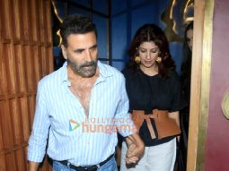 Photos: Akshay Kumar and Twinkle Khanna snapped at a restaurant in Bandra