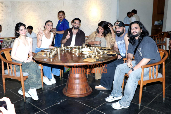 photos ayushmann khurrana rakul preet singh wamiqa gabbi and others snapped promoting pati patni aur woh do 5