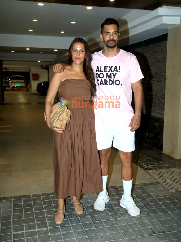 photos neha dhupia and angad bedi snapped in bandra 3 5