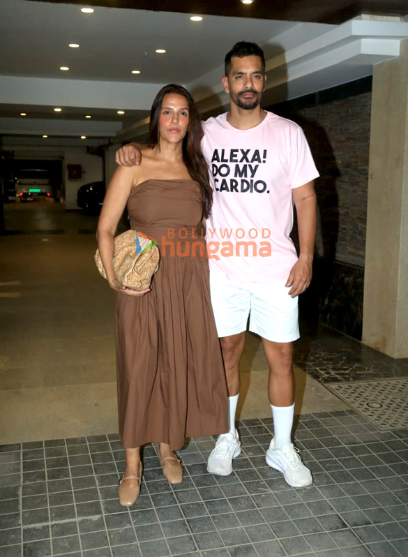photos neha dhupia and angad bedi snapped in bandra 4 5