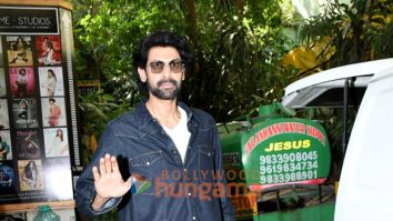 Photos: Rana Daggubati spotted outside a Krome studio in Bandra