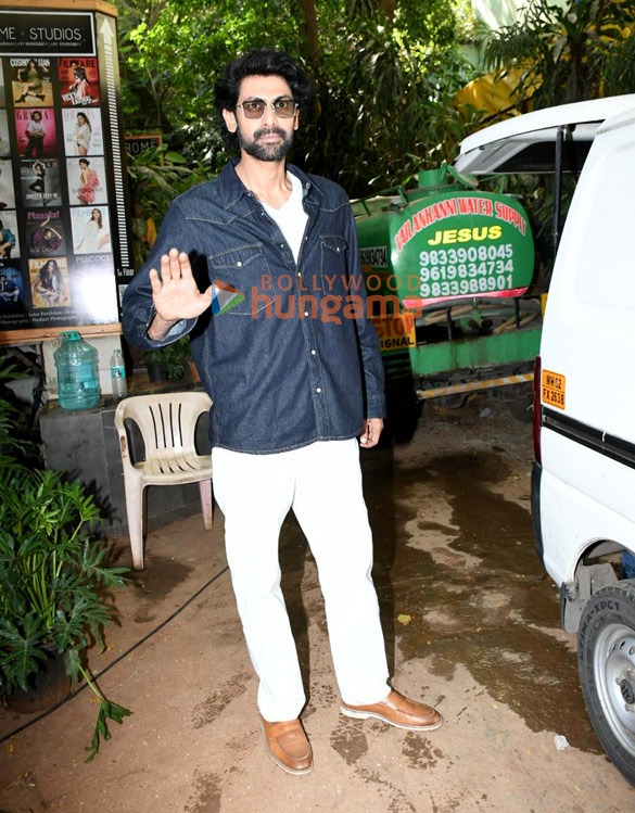 Photos: Rana Daggubati spotted outside a Krome studio in Bandra