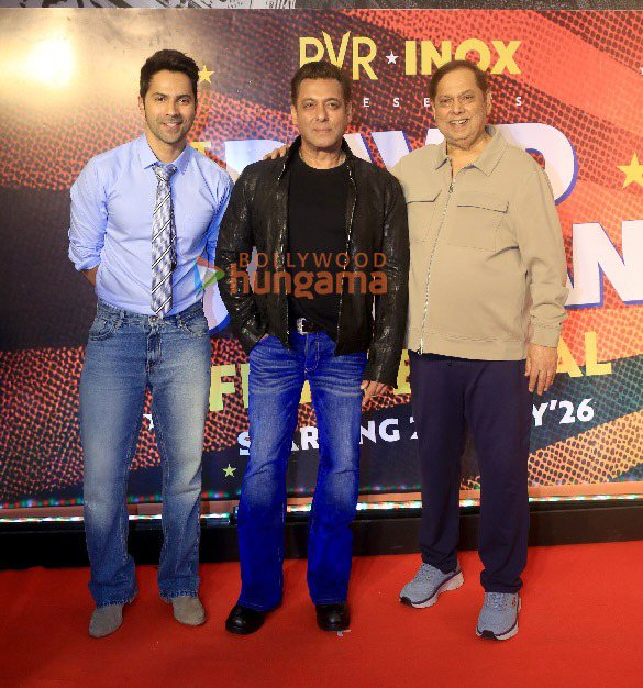 photos salman khan varun dhawan david dhawan and others snapped at the david dhawan film festival 1