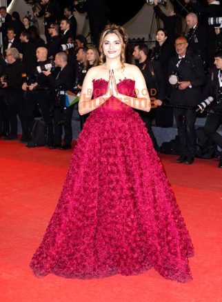 Photos: Sezal Sharma walks the red carpet of Cannes 2026 as she presents her film Hunger Game at the Bharat Pavillion