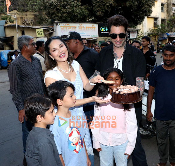 photos sunny leone celebrates her birthday with media 4