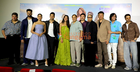 photos varun dhawan pooja hegde mrunal thakur david dhawan and others grace the trailer launch of hai jawani toh ishq hona hai 6