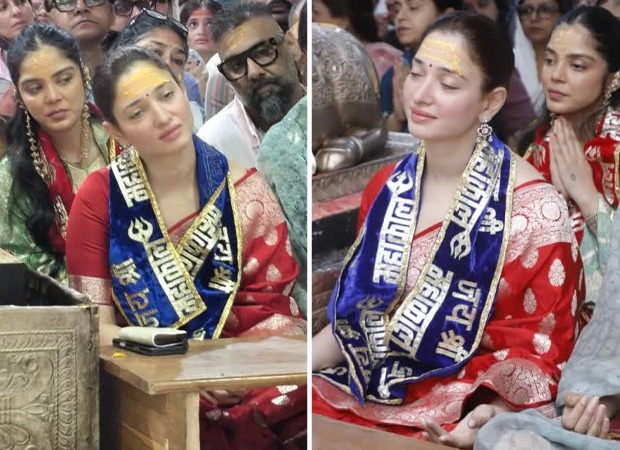 Tamannaah Bhatia seeks blessings at Mahakaleshwar temple; attends Bhasma Aarti
