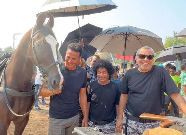 Akshay Kumar pranks Rajpal Yadav with his “horsepower” on Welcome To The Jungle sets: “More junglee than you can imagine”