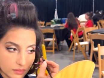 Nora Fatehi GRWM for FIFA World Cup