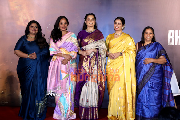 photos kangana ranaut girija oak jayantilal gada and others grace the trailer launch of bharat bhhagya viddhaata 1