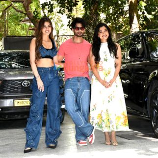 Photos: Kriti Sanon, Shahid Kapoor and Rashmika Mandanna snapped promoting Cocktail 2