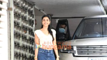Photos: Pooja Hegde snapped at Matrix Studio
