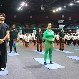 Photos: Shahid Kapoor, Sreeleela, Amruta Fadnavis and others snapped at the International Yoga Day 2026 celebrations