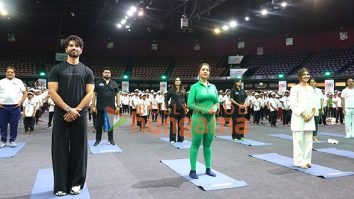 Photos: Shahid Kapoor, Sreeleela, Amruta Fadnavis and others snapped at the International Yoga Day 2026 celebrations