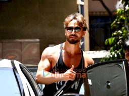 Photos: Tiger Shroff spotted outside a gym in Bandra