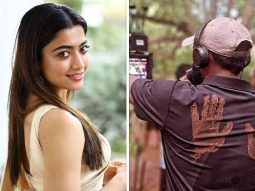 Rashmika Mandanna leaves muddy handprints on Mysaa DOP in fun BTS photo; makers tease, “The blood marks are on their way”