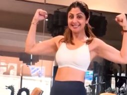 Shilpa Shetty flexing her flexibility