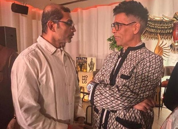 India's two biggest creative powers in one frame: TVF's Arunabh Kumar and filmmaker Karan Johar at IIFA Connex
