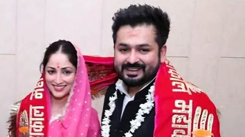 Yami Gautam visits Mahakaleshwar temple with Aditya Dhar; says, “When Baba’s call comes, how can one not come?”
