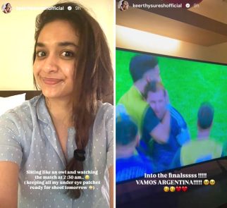 Keerthy Suresh celebrates Argentina’s FIFA World Cup final berth with ‘Vamos Argentina’