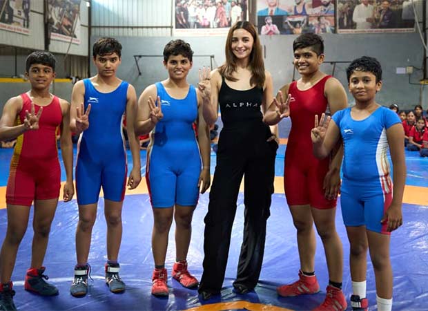 Alia Bhatt meets shooter Anjali Bhagwat and Pune women wrestlers to promote Alpha ahead of release Alia Bhatt meets shooter Anjali Bhagwat and Pune women wrestlers to promote Alpha ahead of release