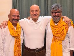 Anupam Kher wraps first schedule of Shri Ram Bhoomi in Ayodhya; says, “A part of me stayed behind”