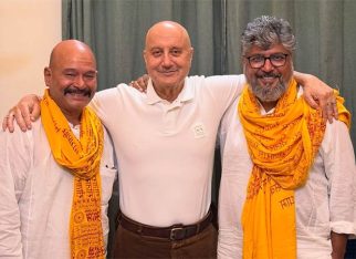 Anupam Kher wraps first schedule of Shri Ram Bhoomi in Ayodhya; says, “A part of me stayed behind”