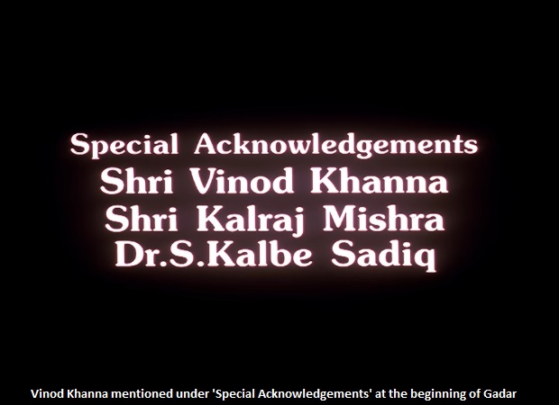 25 Years of Gadar: Here's why Vinod Khanna was mentioned under 'Special Acknowledgments'; shoot of Sunny Deol-starrer faced protests, stone-pelting, police lathi-charge