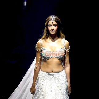 Photos: Ananya Panday, Sanya Malhotra, Madhuri Dixit, Bobby Deol and others at Gaurav Gupta Fashion Show