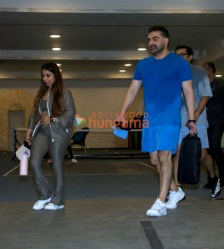 Photos: Arbaaz Khan and Sshura Khan snapped in Bandra
