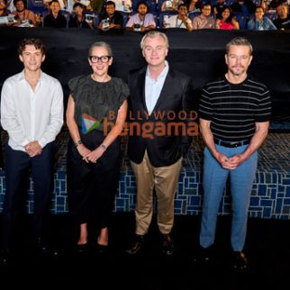 Photos: Christopher Nolan, Matt Damon, Tom Holland, Emma Thomas snapped in Mumbai for The Odyssey premiere and press conference