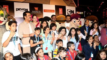 Photos: Dhamaal 4 team snapped promoting the film with kids
