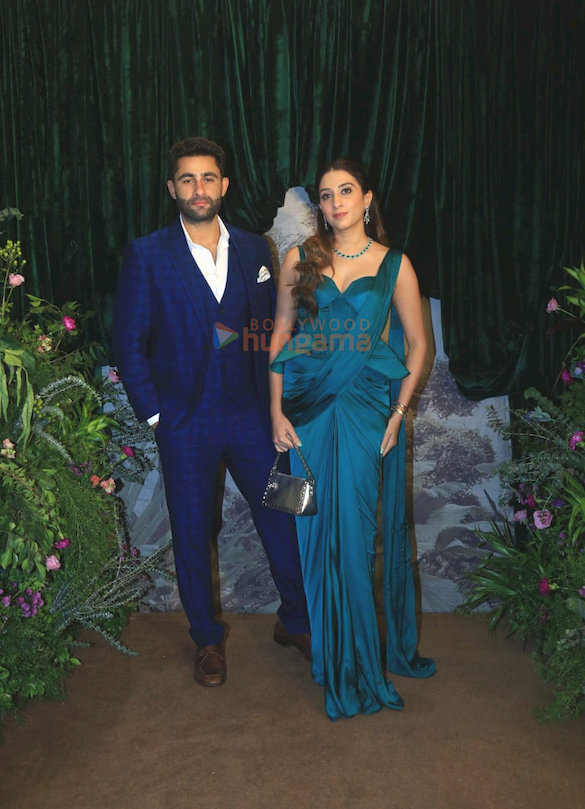 photos janhvi kapoor anil kapoor bhumi pednekar varun dhawan rakul preet singh rekha and others attend anshula kapoor and roha 9