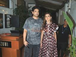 Photos: Karan Kundrra and Tejasswi Prakash snapped in Bandra