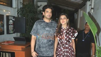 Photos: Karan Kundrra and Tejasswi Prakash snapped in Bandra