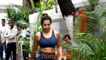 Photos: Malaika Arora snapped outside a gym in Bandra