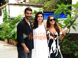 Photos: Neha Dhupia and Angad Bedi are on a Double Date with Karishma Tanna