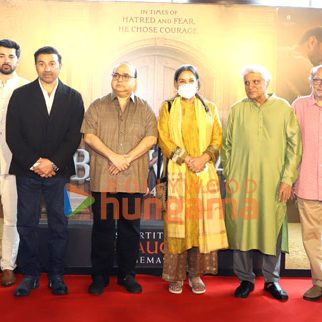 Photos: Sunny Deol, Shabana Azmi, Karan Deol, Rajkumar Santoshi, Javed Akhtar and others grace the trailer launch of Batwara 1947