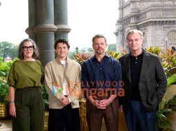 Photos: Team of The Odyssey snapped posing in front Gateway Of India at the backdrop in Mumbai