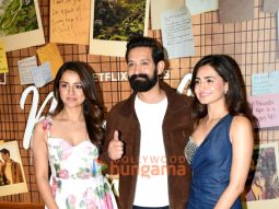 Photos: Vikrant Massey, Vedika Pinto, and Mahima Makwana snapped at Musafir Cafe trailer preview