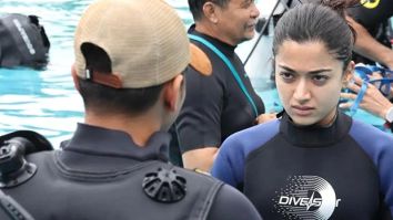 Rashmika Mandanna wraps underwater action sequence for Mysaa; makers call it India’s first female-led underwater fight scene