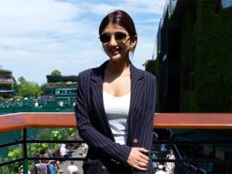 Sreeleela serves power dressing goals in navy pinstripe suit at Wimbledon 2026