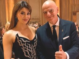 Urvashi Rautela meets FIFA President Gianni Infantino in New York