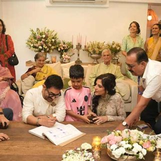 Inside Aamir Khan and Gauri Spratt's wedding: FIRST photo shows actor signing marriage registry
