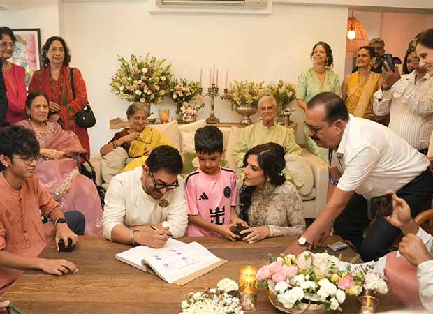 Inside Aamir Khan and Gauri Spratt's wedding: FIRST photo shows actor signing marriage registry