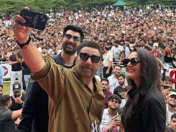 Sunny Deol, Karan Deol and Preity G Zinta promote Batwara 1947 in Chandigarh, trio to cover three cities of Punjab in a single day