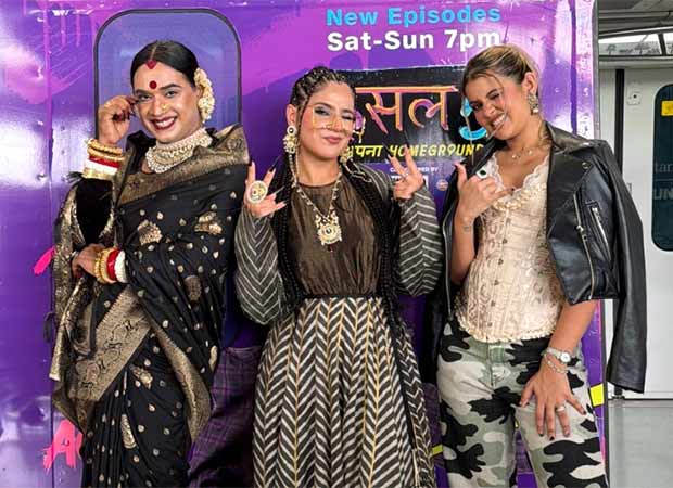 Hustle 5'ten Agsy ve Mumbai yerel tren sanatçısı Pooja Sharma bir araya geldi.