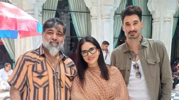 Sunny Leone offers prayers at ISKCON Temple with husband Daniel Weber