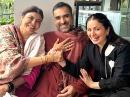 Rasika Dugal drops pictures with Pankaj Tripathi aka Kaleen Bhaiya along with his real-life wife Mridula Tripathi, ahead of Mirzapur: The Movie release