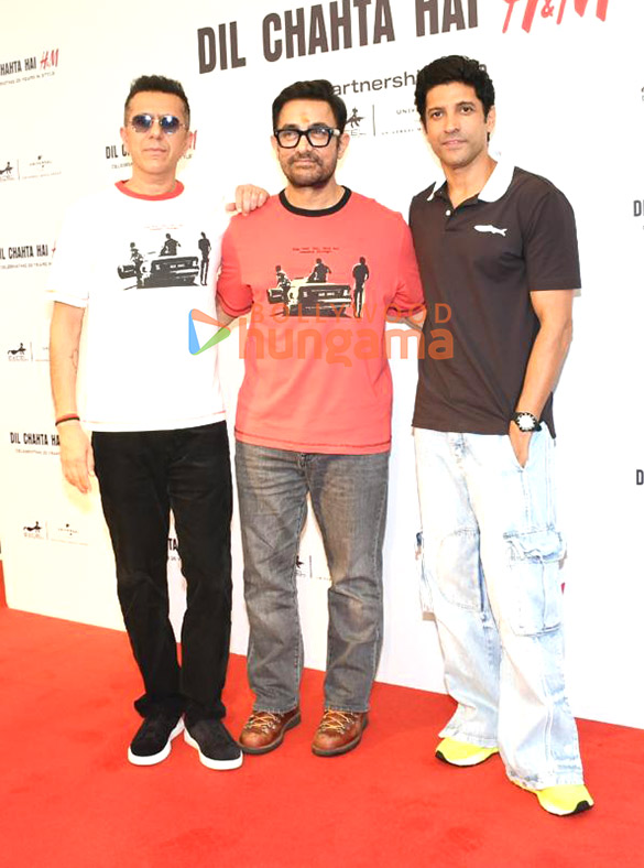 photos aamir khan farhan akhtar and ritesh sidhwani at 25 years celebrations of dil chahta hai 2